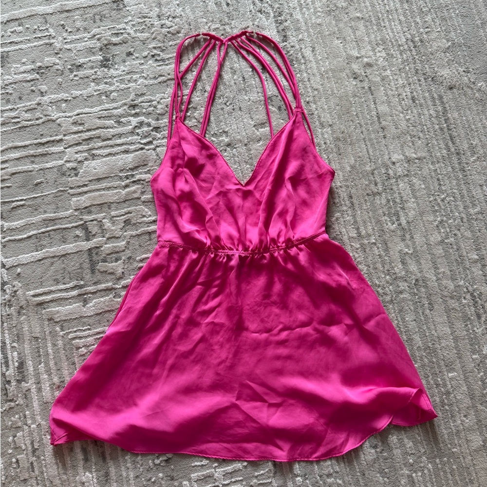 Victoria’s Secret Satin Elegant Pink Night Slip